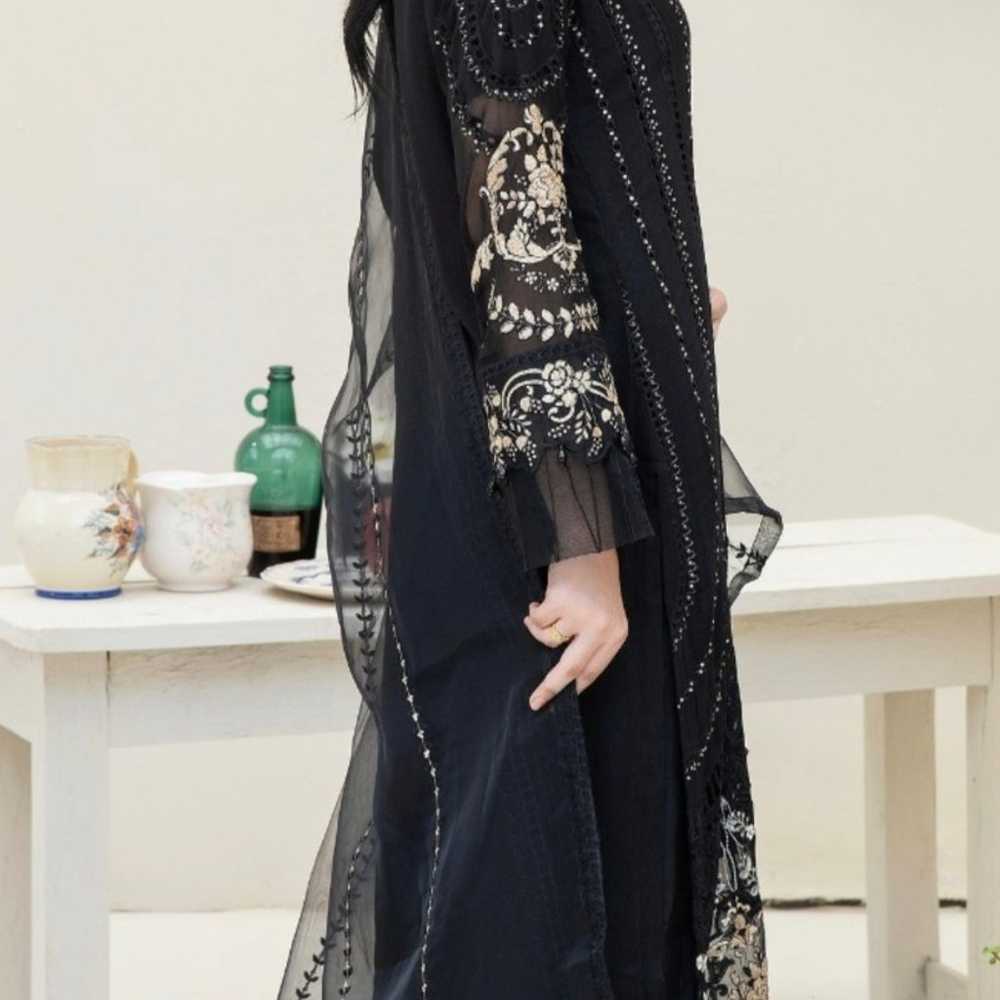 Pakistani 3pc chiffon suit - image 3