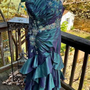 Tony Bowls Evenings Women’s Size 16 Dark Green Sh… - image 1