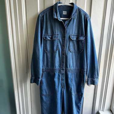 GAP Denim Utility Jumpsuit