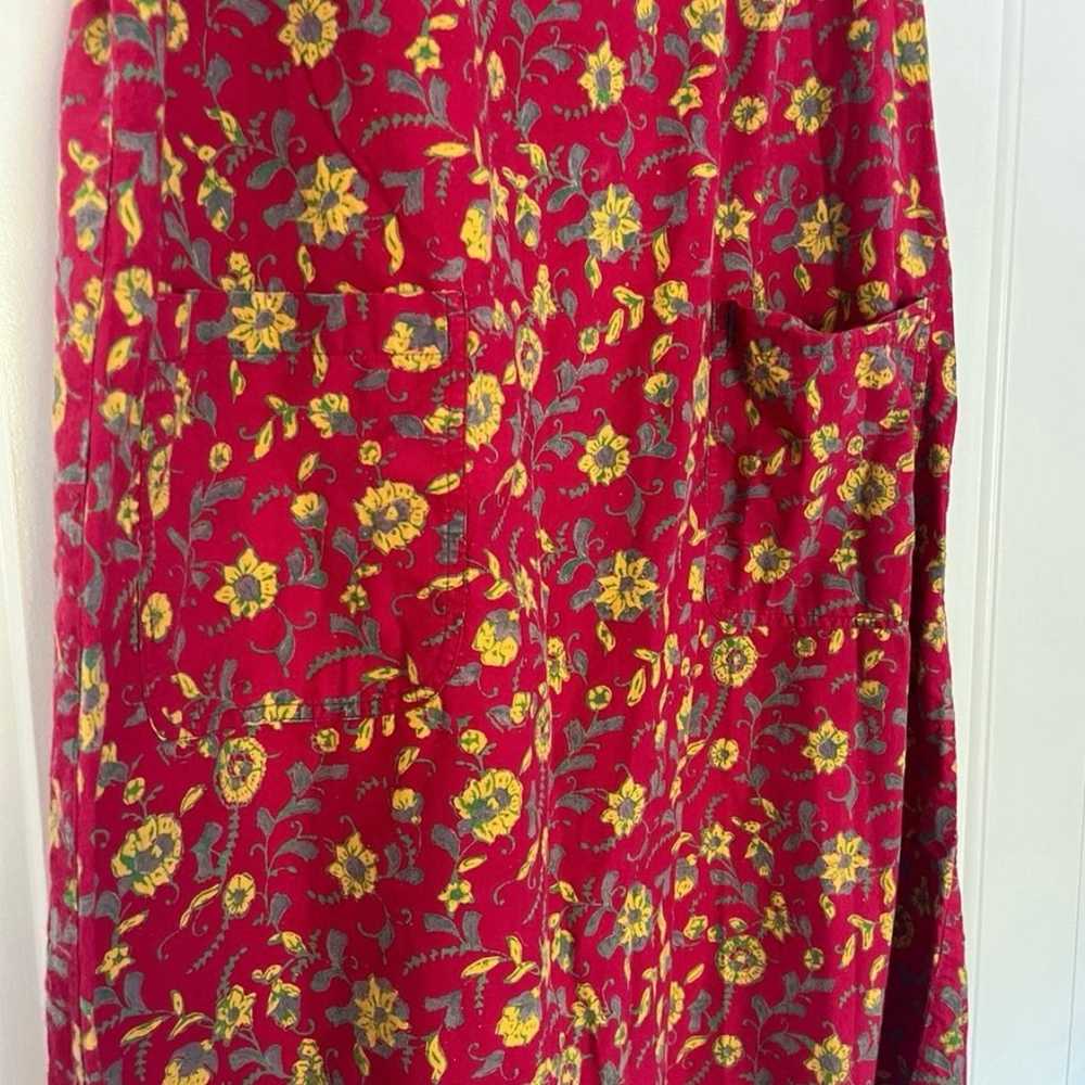 J peterman square neck cotton sundress size women… - image 6