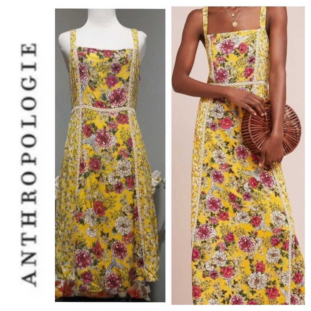 Farm Rio De Janeiro Anthropologie  Maxi Dress 100… - image 1