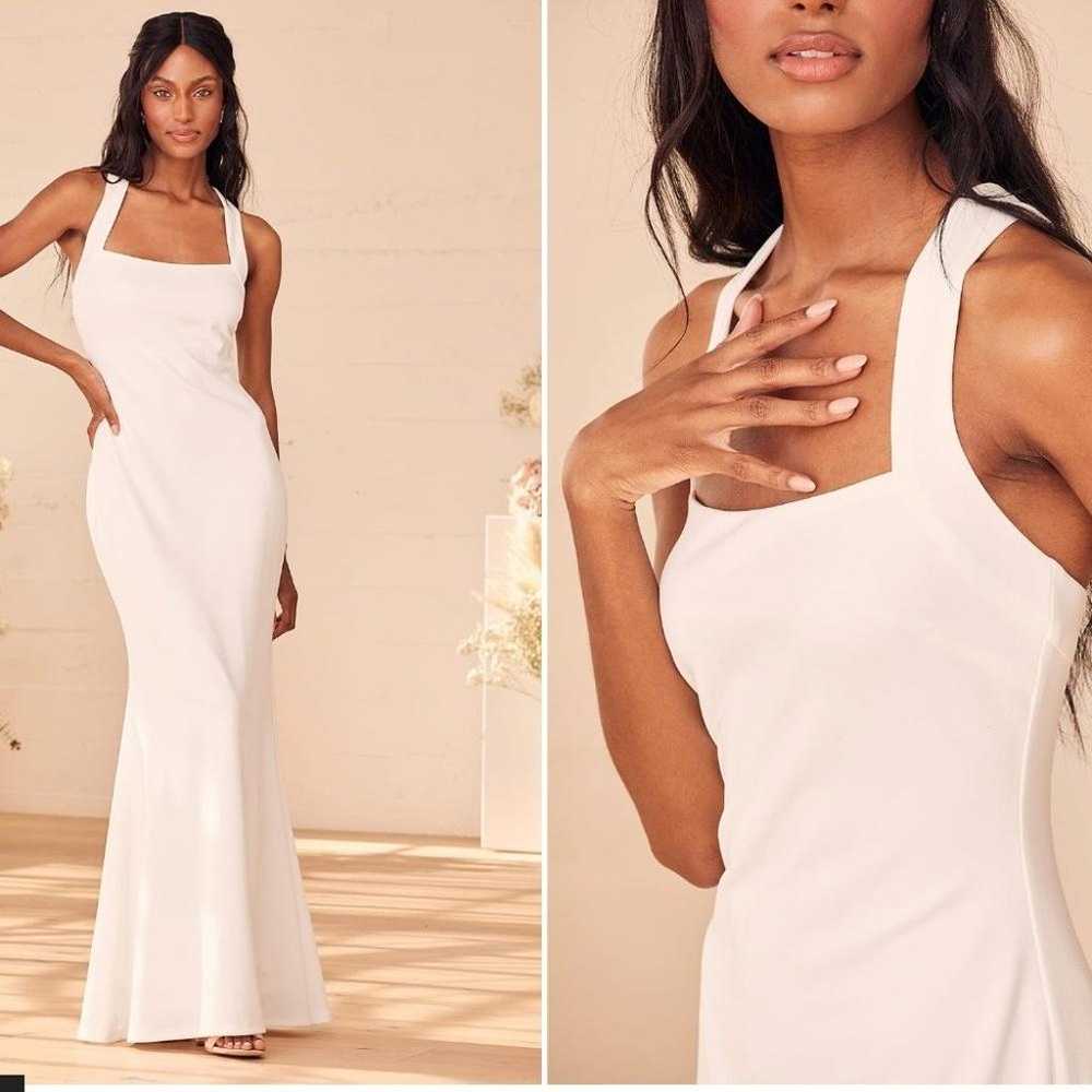 LULUS Bridal Wedding Chic Minimalist Sexy Mermaid… - image 1