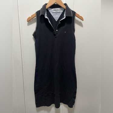 Tommy Hilfiger Small Y2K Vintage Black Tennis Dres