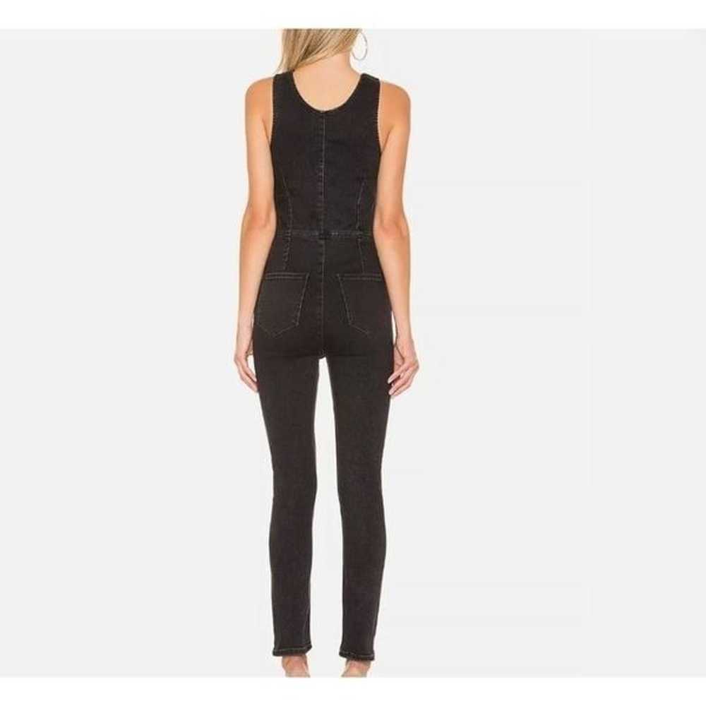 FREE PEOPLE Scarlet black denim Stretchy skinny j… - image 3