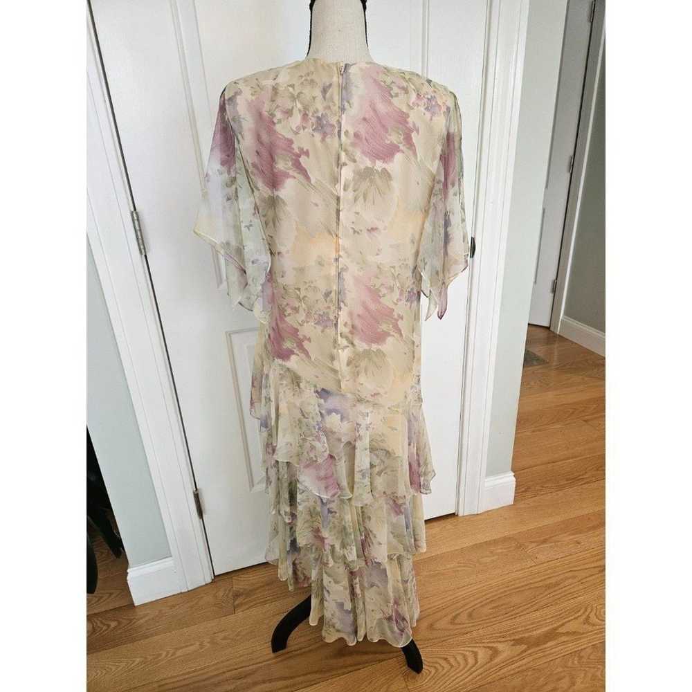 VTG Ursula of Switzerland Tiered flutter Floral A… - image 5