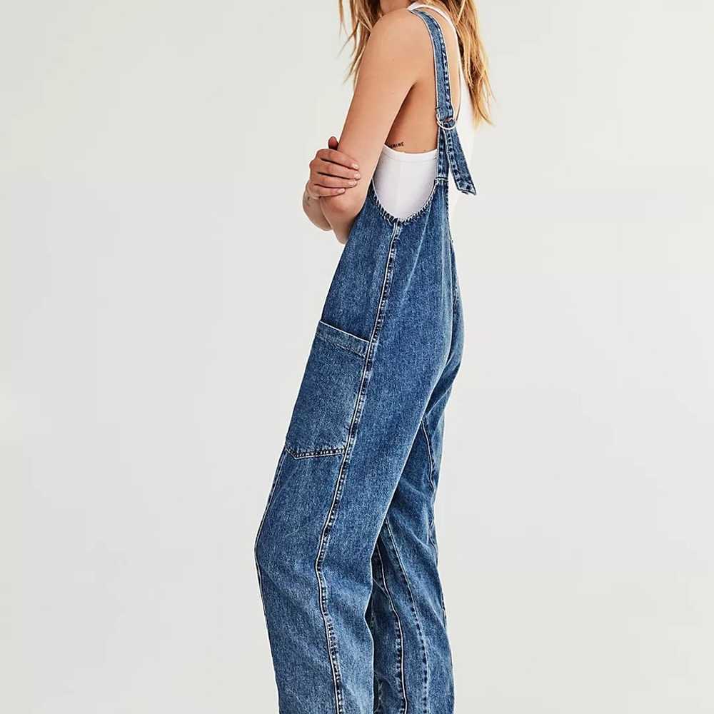 Free People Denim Jumpsuit - image 3