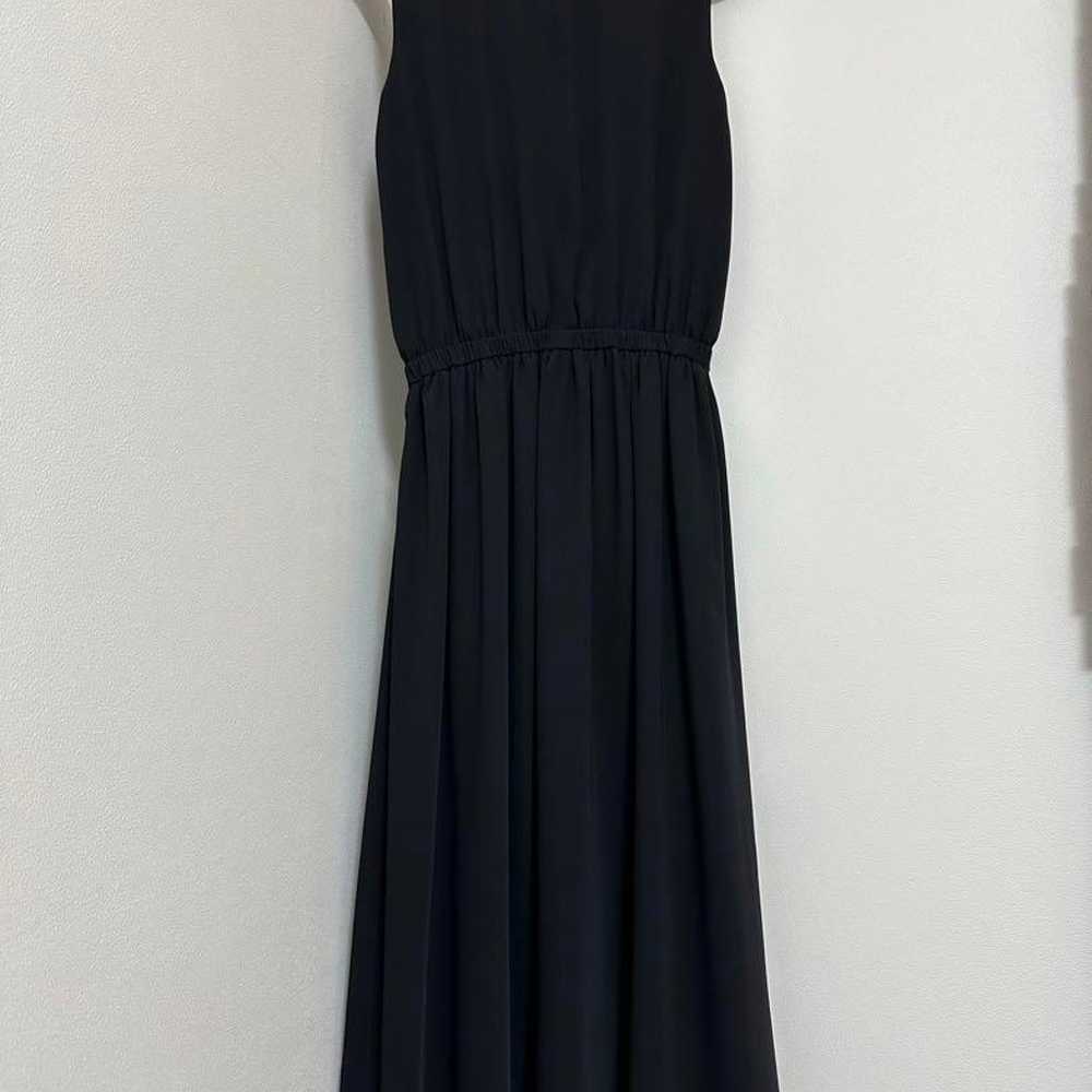 ESTNATION Black Sleeveless Knee-Length Dress - image 2