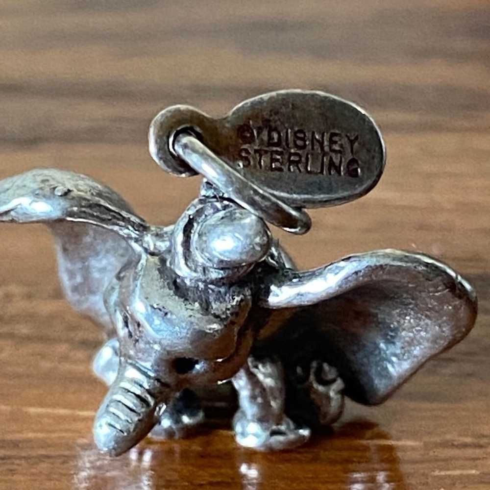 Vintage Sterling Silver Dumbo charm - image 3