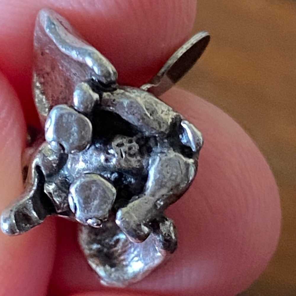 Vintage Sterling Silver Dumbo charm - image 4