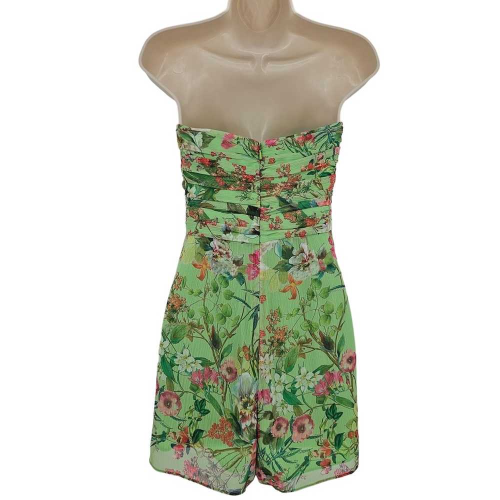 Jay Godfrey Womans size 10 Lydia Green Floral Str… - image 4