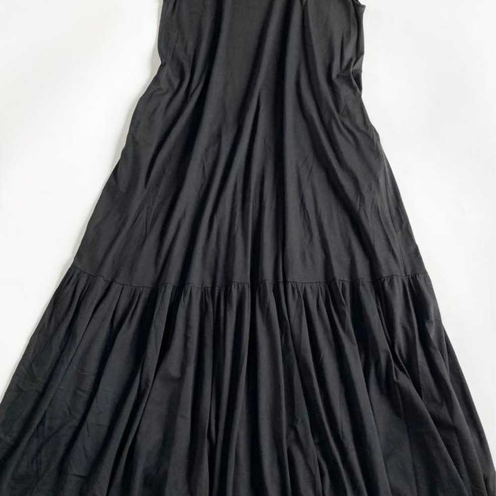 (g4) Estnation size 38 tiered dress black cotton - image 1