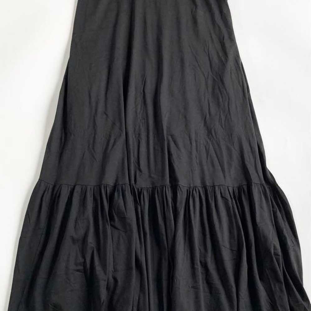 (g4) Estnation size 38 tiered dress black cotton - image 7