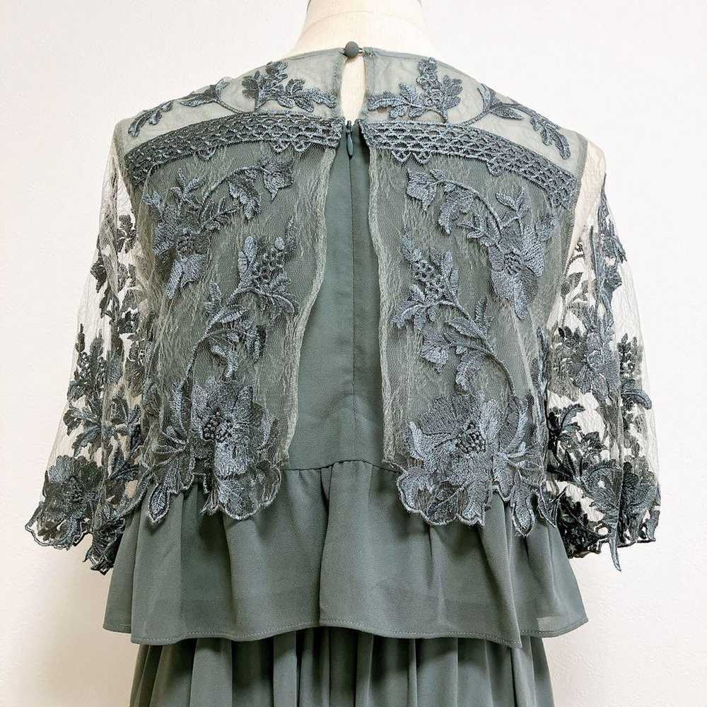 Kana カナ Light Khaki Embroidered Lace Combination … - image 8