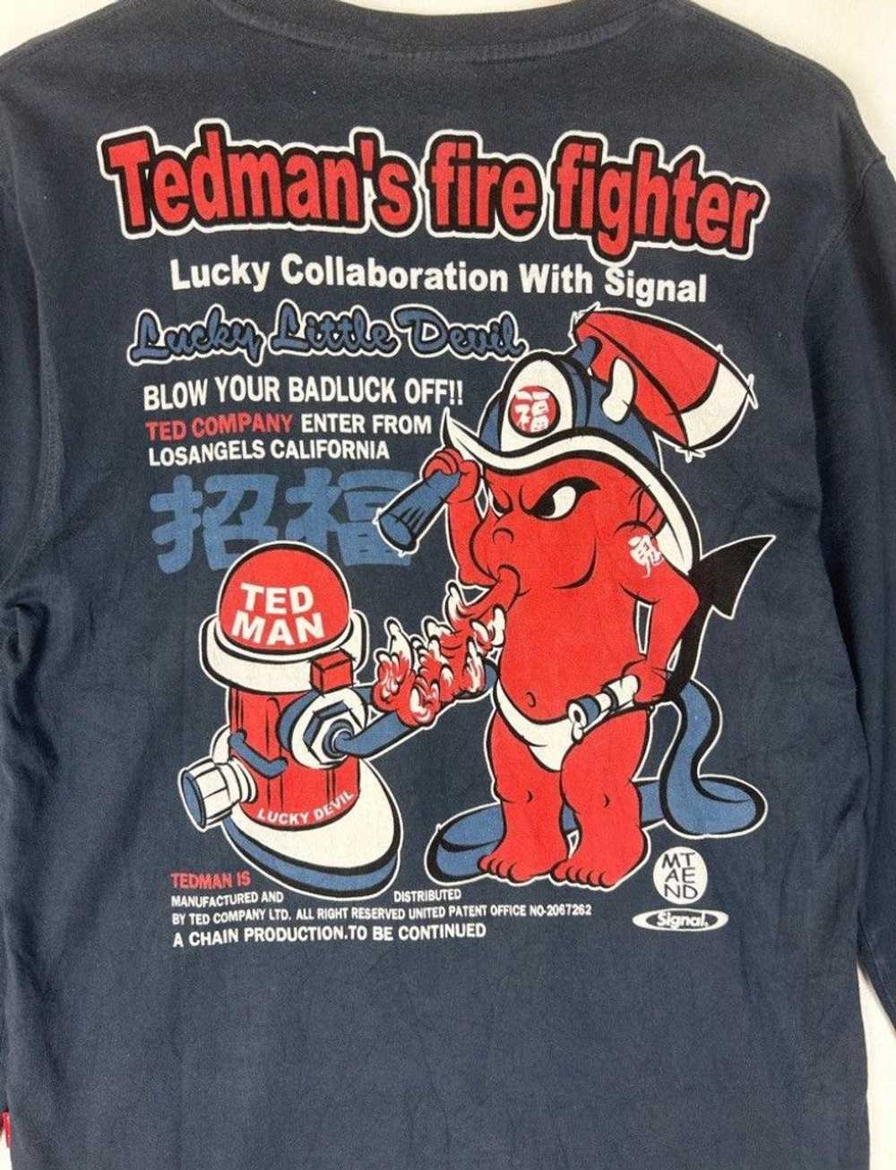 Tedman × Vintage Vintage Tedman Fire Fighter Y2K … - image 4