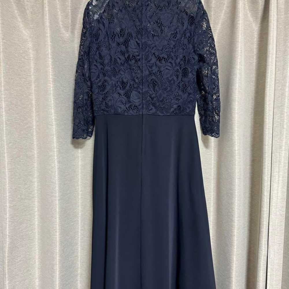 ICHIE Navy Party Dress Long Sleeve - image 2