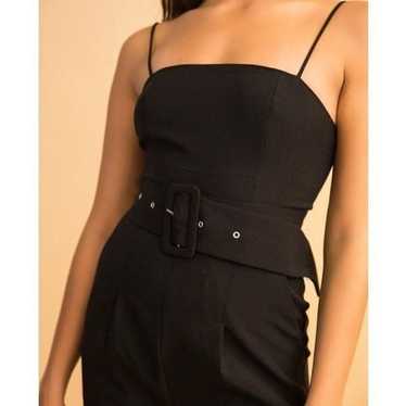 C/meo collective as long as belted black jumpsuit - image 1