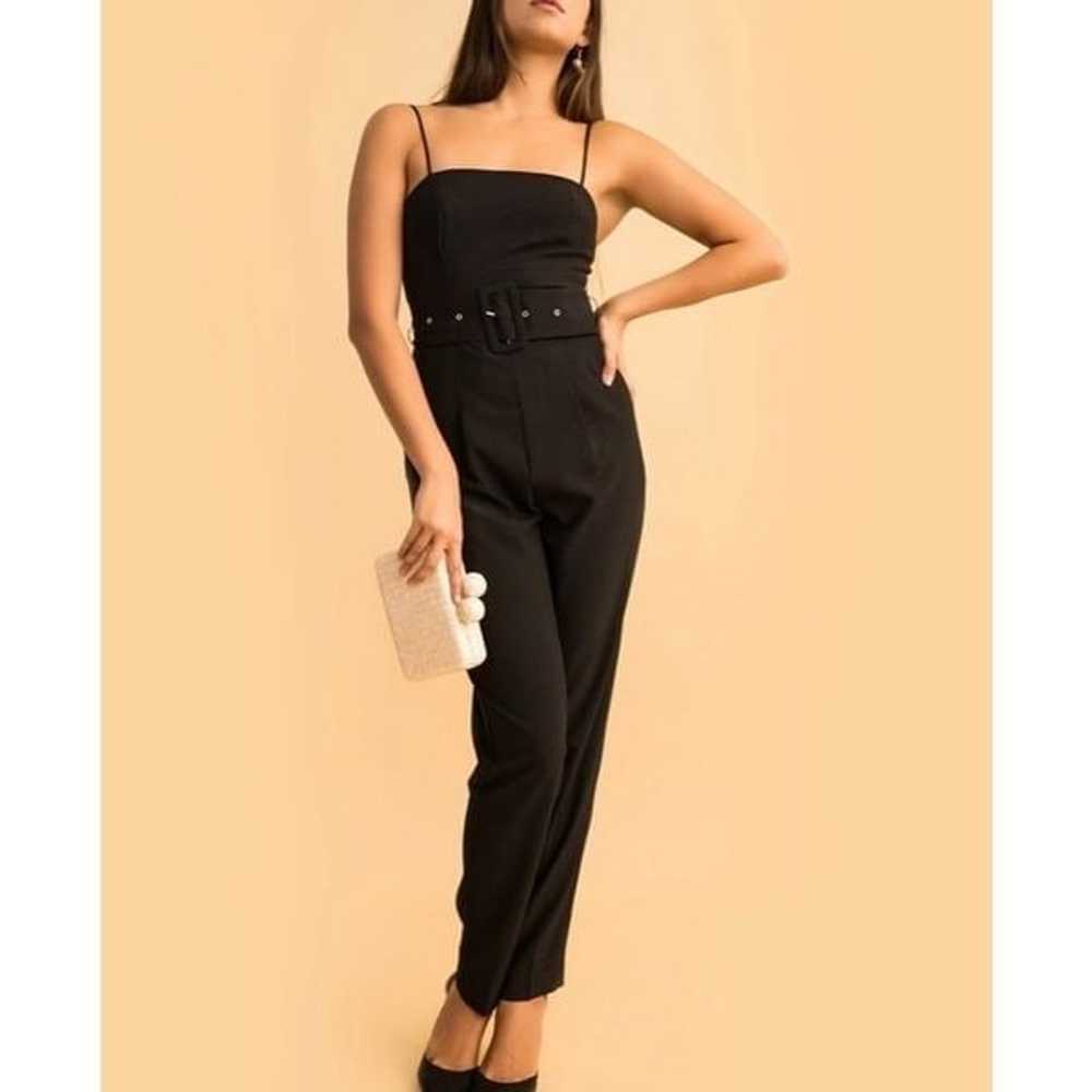 C/meo collective as long as belted black jumpsuit - image 2