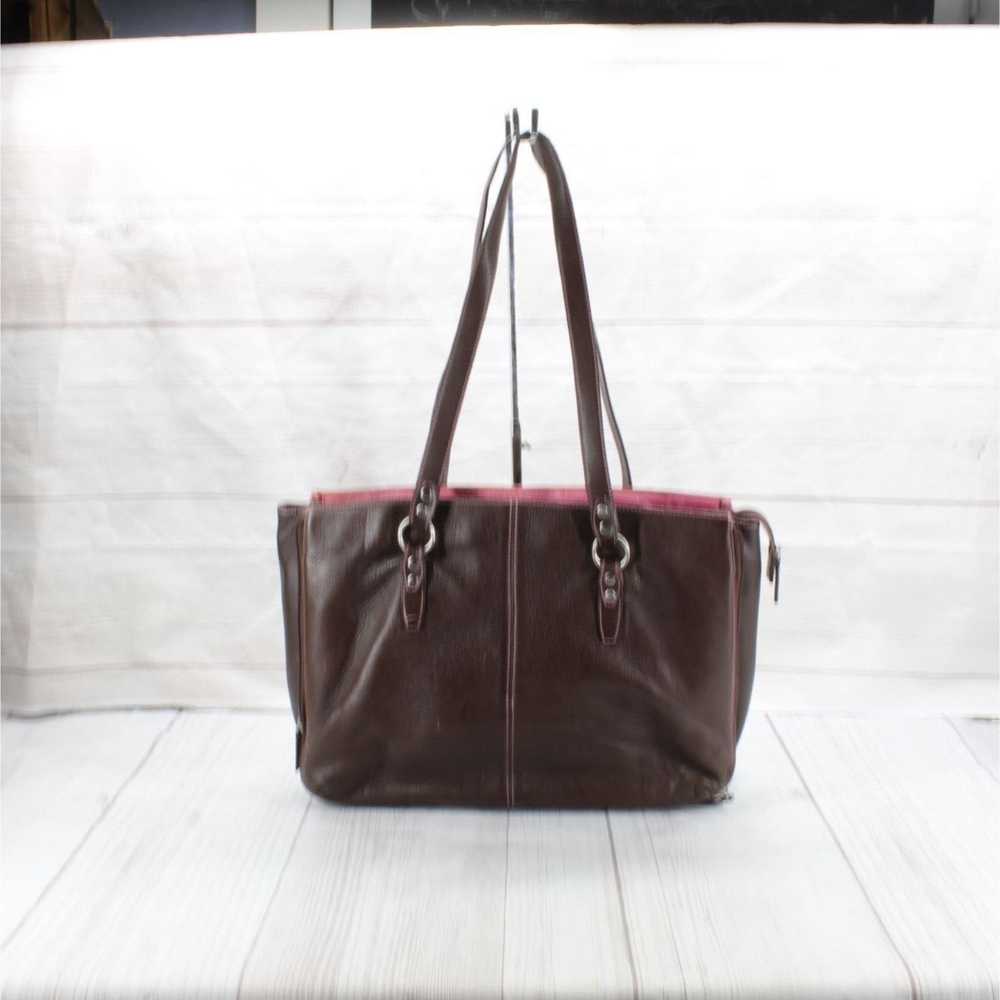 Leather Buxton Leather Zipper Laptop Briefcase Sh… - image 2