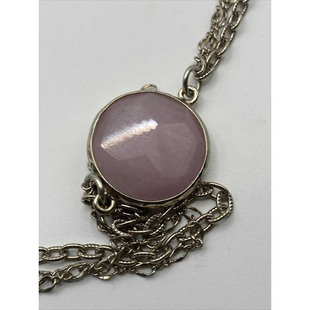 Loft Purple faceted stones stations chain long 34… - image 2