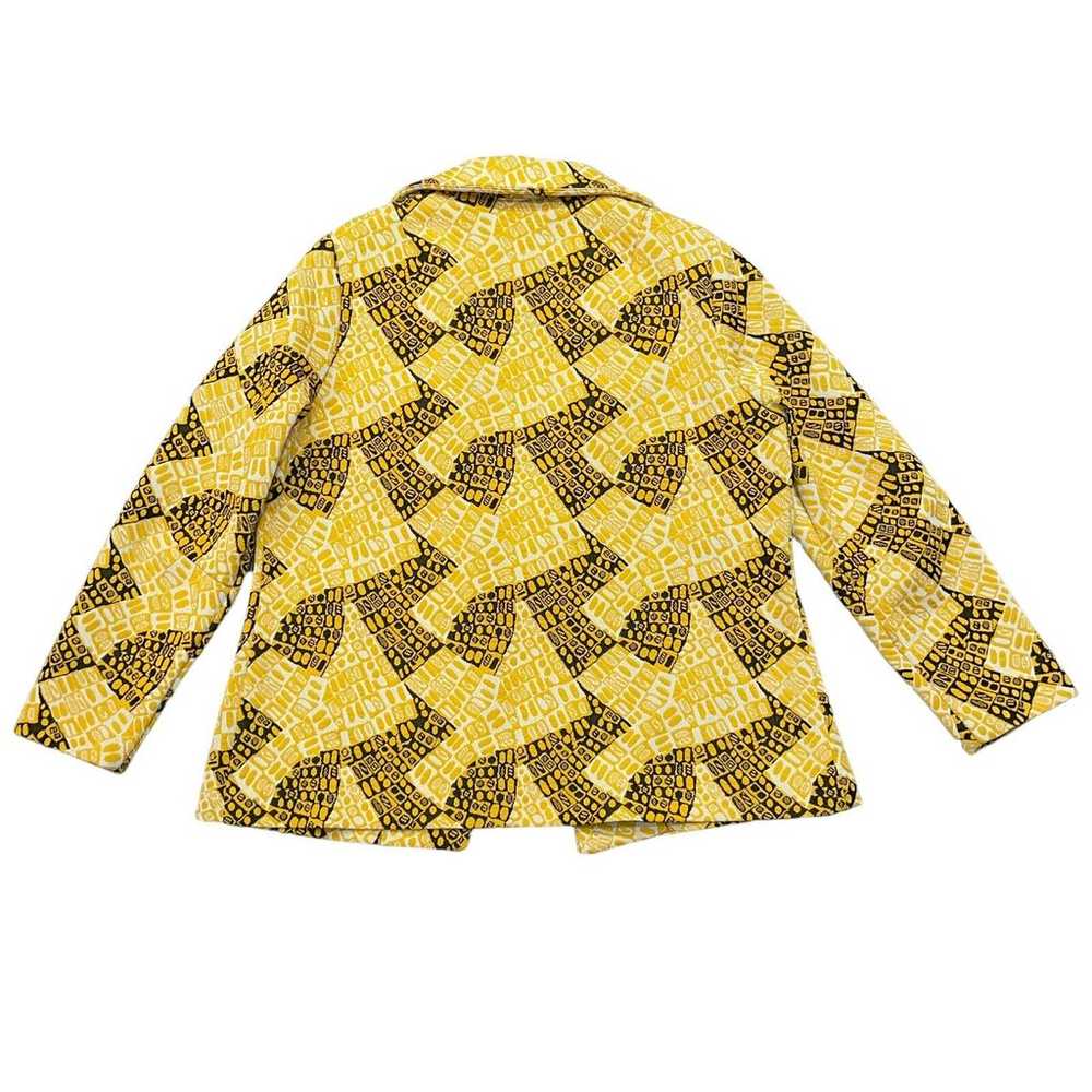 Lillie Rubin Vintage Dress Suit L Set Yellow Doub… - image 6