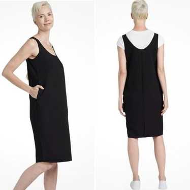 Universal Standard Remi Crepe Dress Black XS 12 10 - image 1