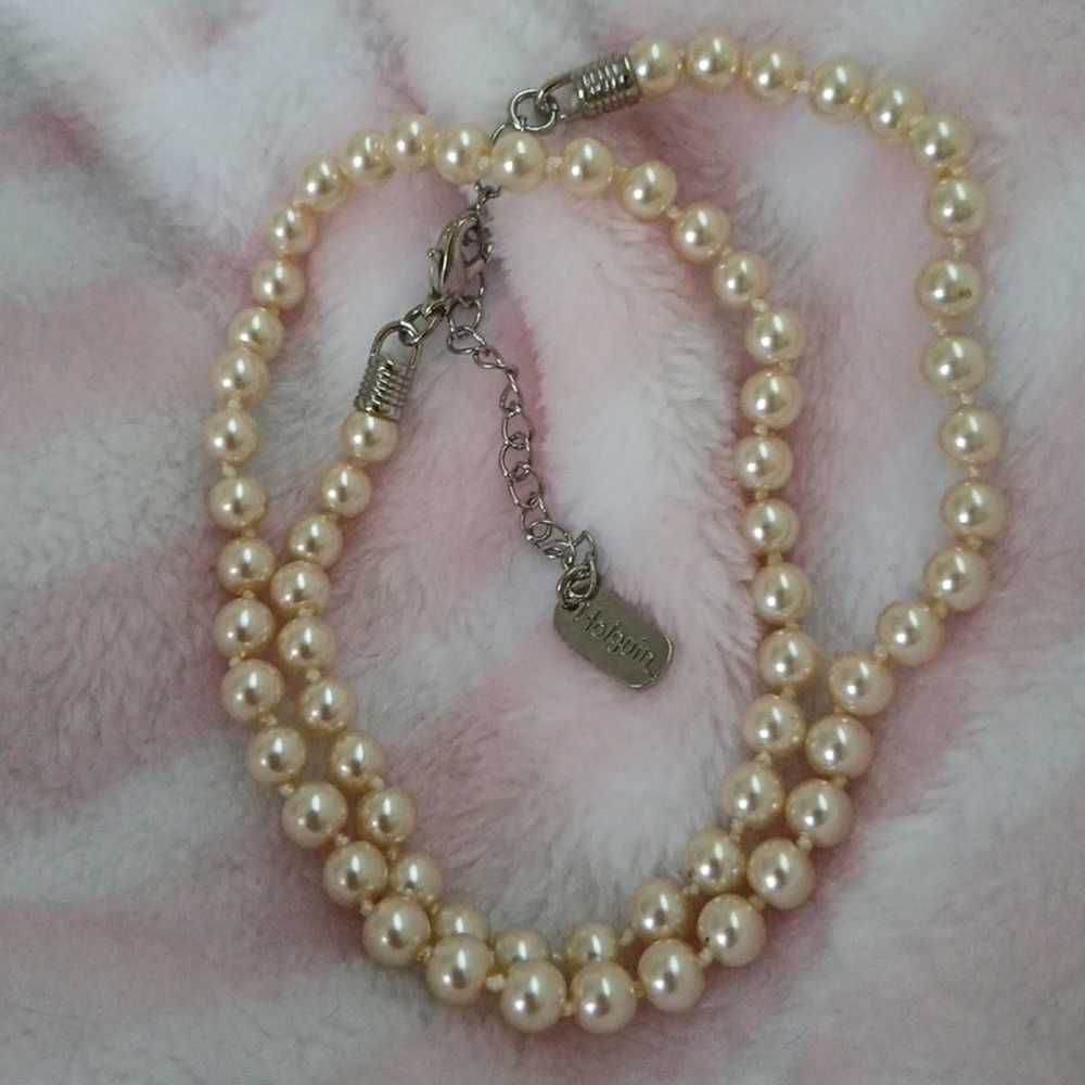 Vintage Mallorca Pearls 16" Adjustable - image 1