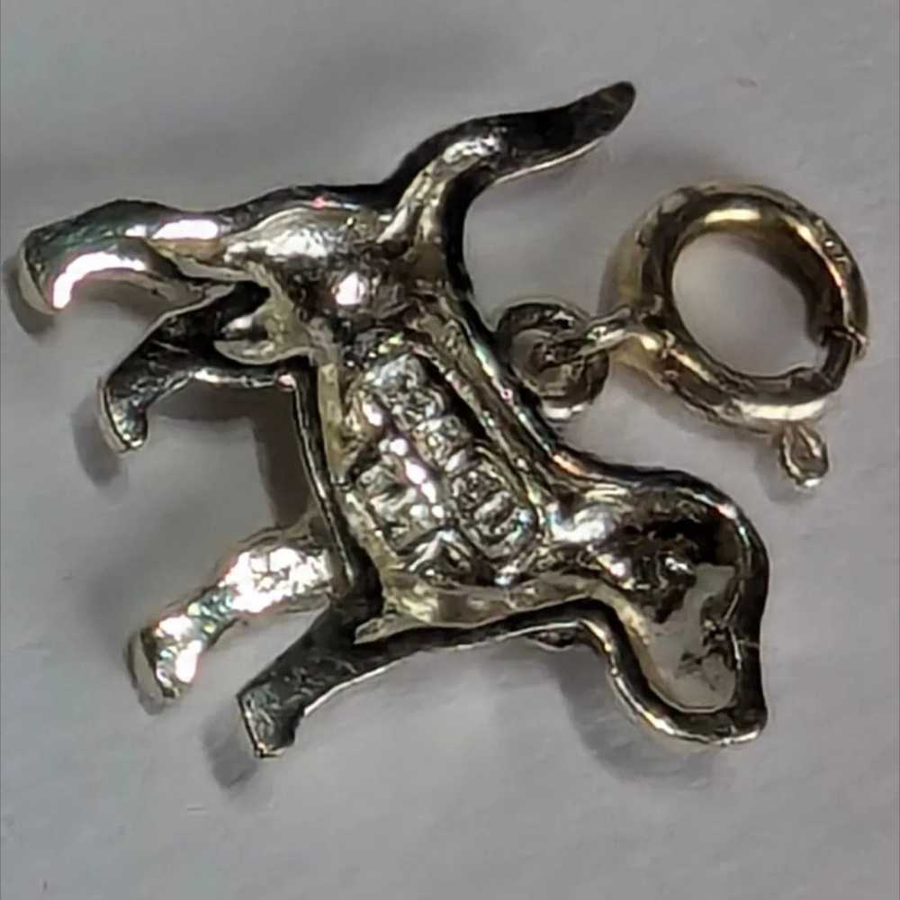 Vintage Sterling Silver Dog Lover SU 925 TH Sprin… - image 5