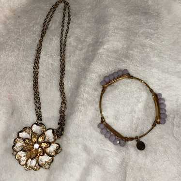 necklace and bracelet lot - image 1