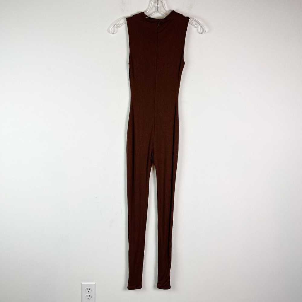 Naked Wardrobe NWOT Brown The NW Sleeveless Jumps… - image 3