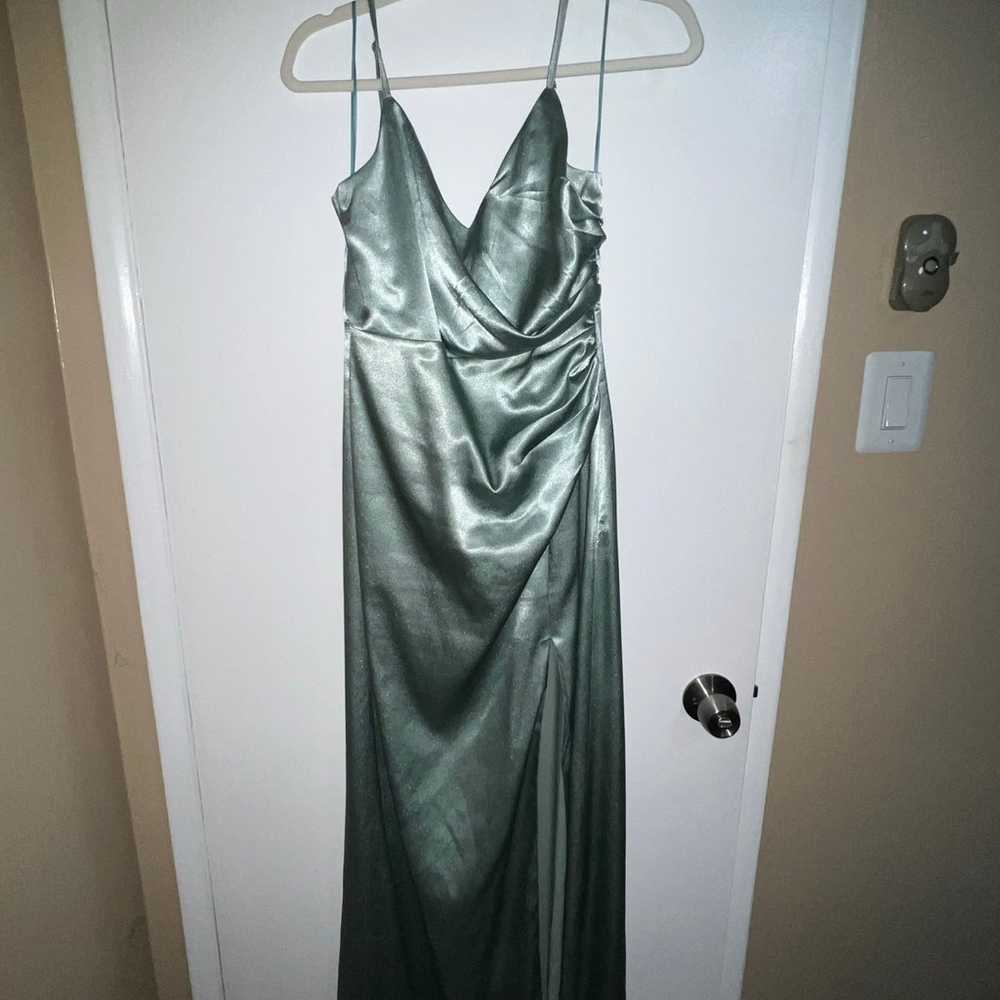 Sage Green Dress - image 11