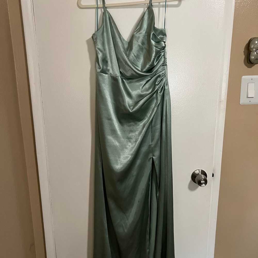 Sage Green Dress - image 7