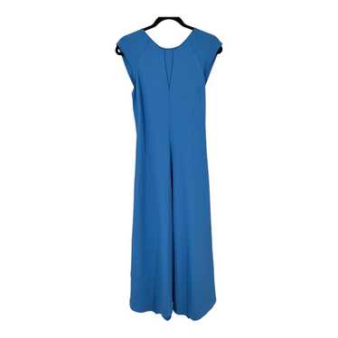 Reiss dress Eleni cap sleeve midi blue size 4 DEFE