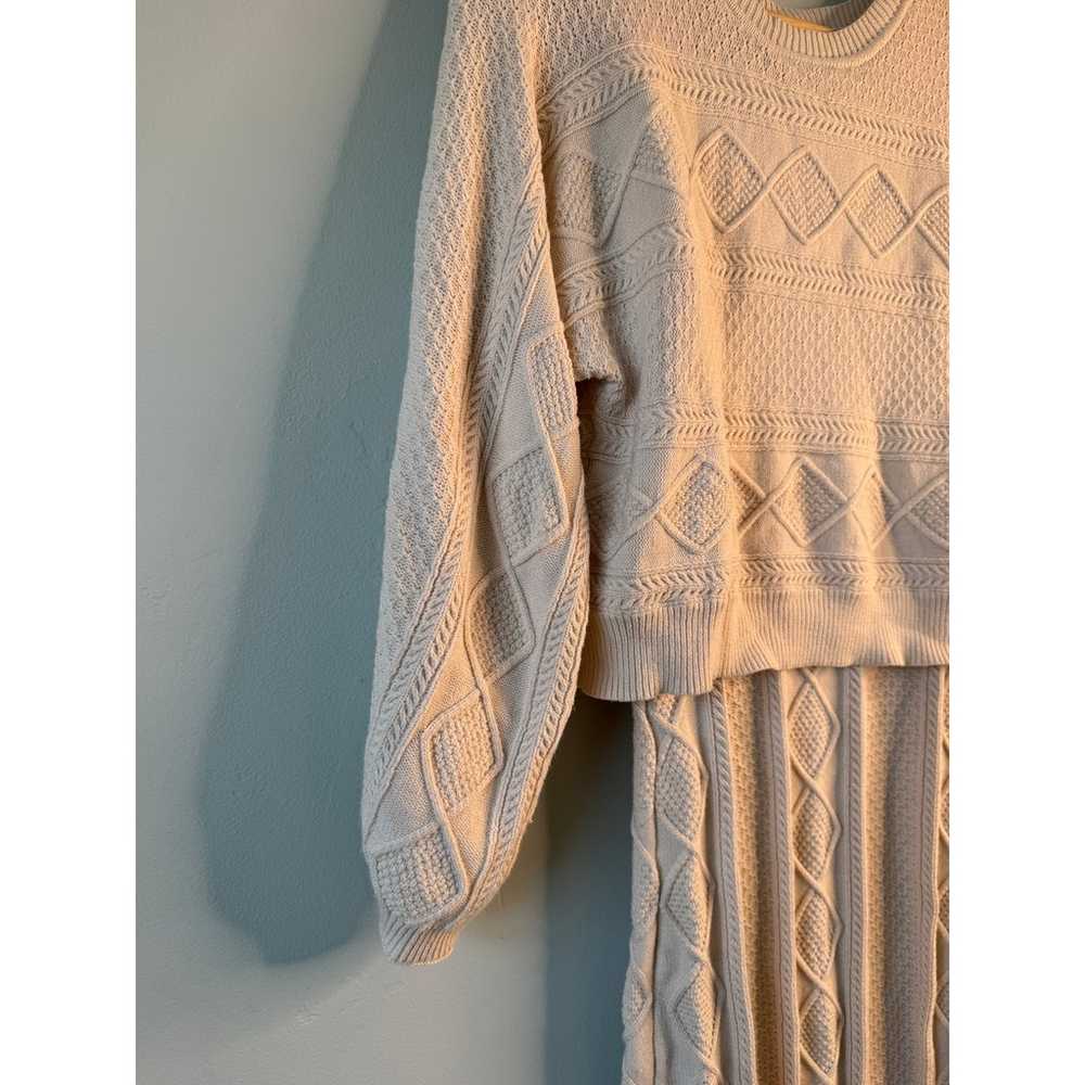 Anthropologie Current Air Layered Cream Sweater D… - image 2