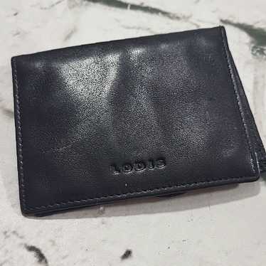 Vintage Stylish Black Leather Credit Card Storage 