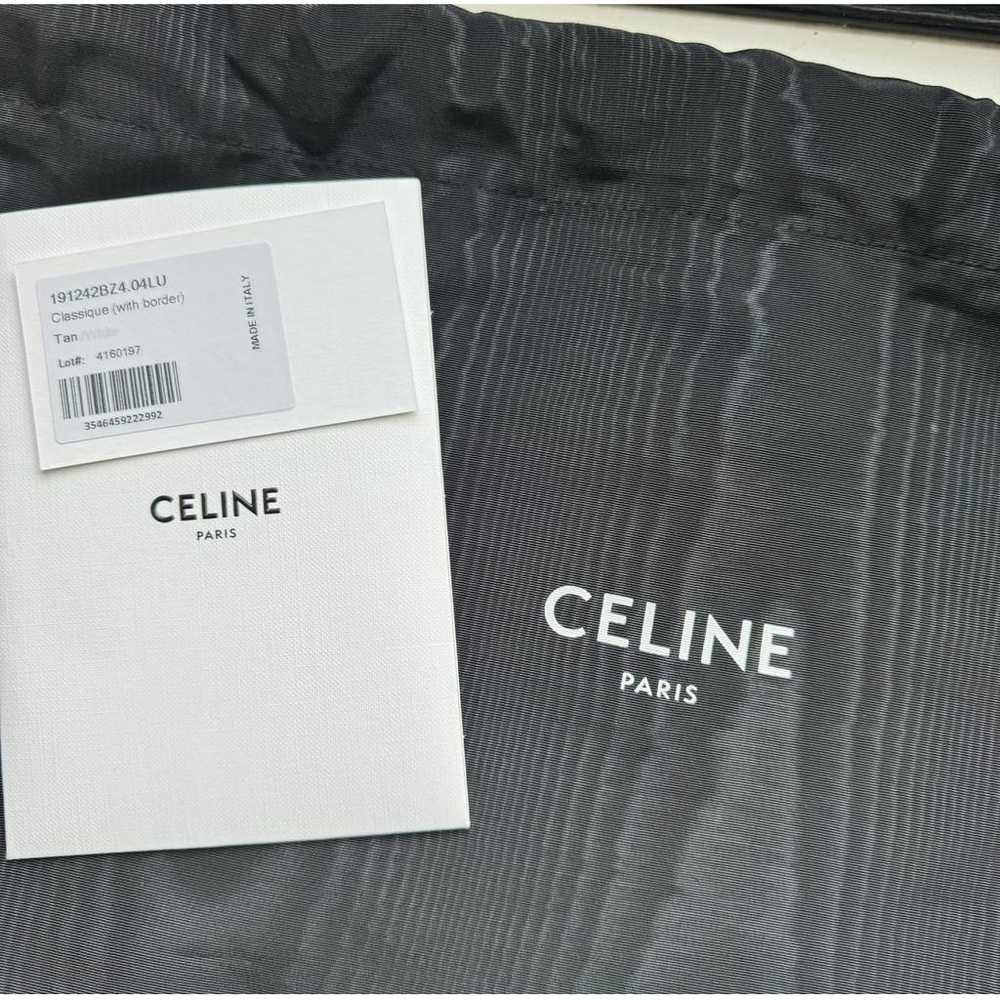 Celine Triomphe leather clutch bag - image 10