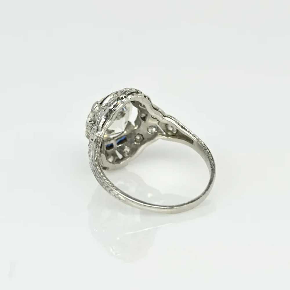 Circa 1910's Edwardian Platinum 2.34Ct Old Europe… - image 5