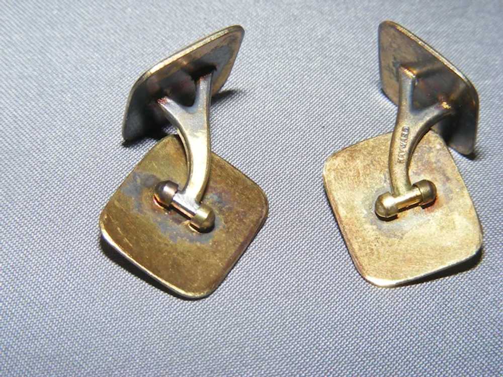 Edwardian 1918 Cufflinks Art Deco Hayward In Box … - image 6