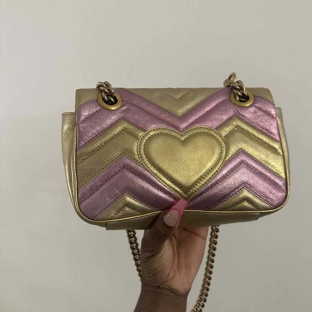 Gucci Gg Marmont leather handbag - image 3