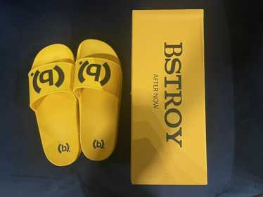 (B).Stroy BSTROY Yellow Slip On Slides - image 1