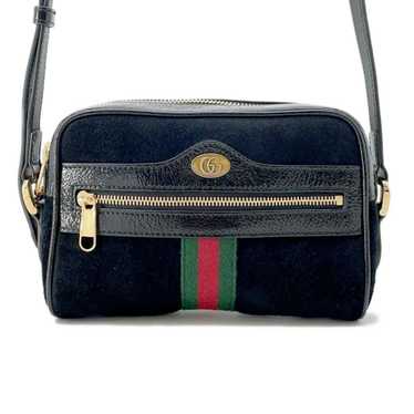 Gucci Gucci Shoulder Bag Offdia GG Supreme Suede … - image 1