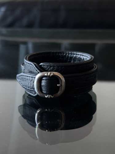 Chrome heart buckle bracelet - Gem