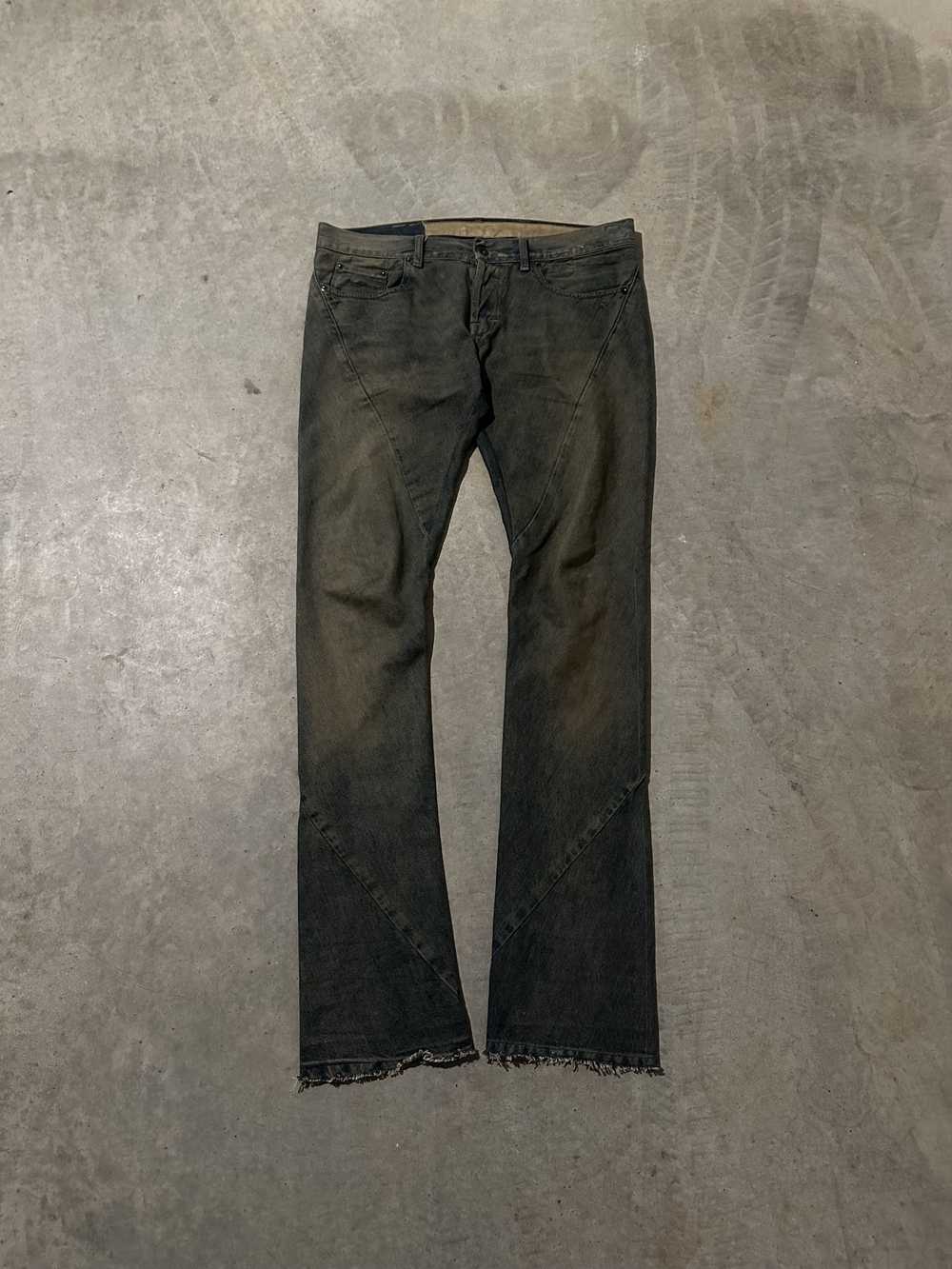 Rick Owens Rick Owens Delave Spiral Cut Jeans - image 1