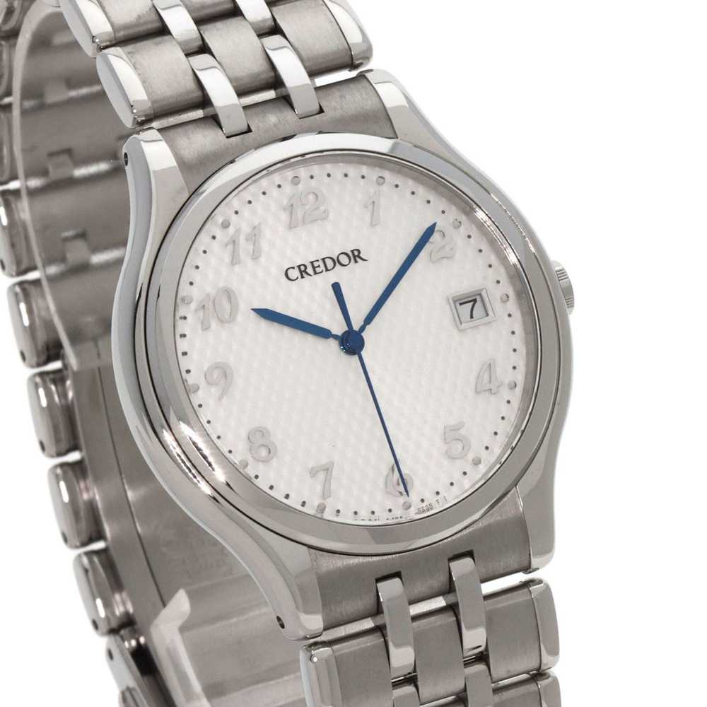 Seiko Seiko 8J86-7A00 Credor Watch Stainless Stee… - image 4