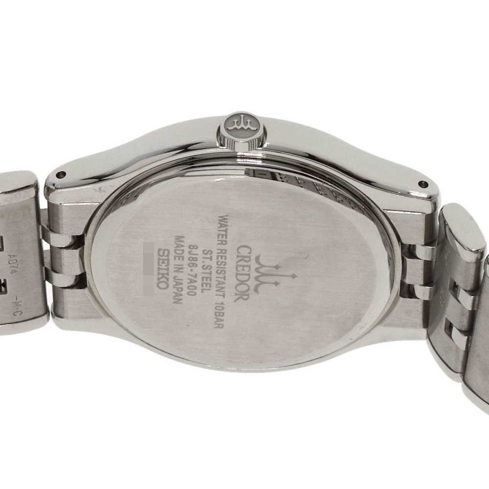 Seiko Seiko 8J86-7A00 Credor Watch Stainless Stee… - image 7