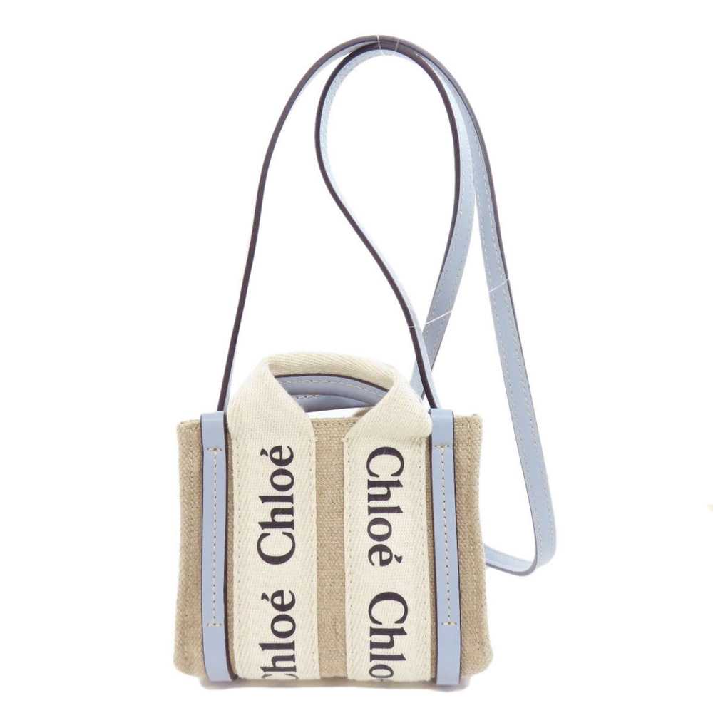 Chloe Chloé Chloe Woody Nano Handbag Canvas Women… - image 11