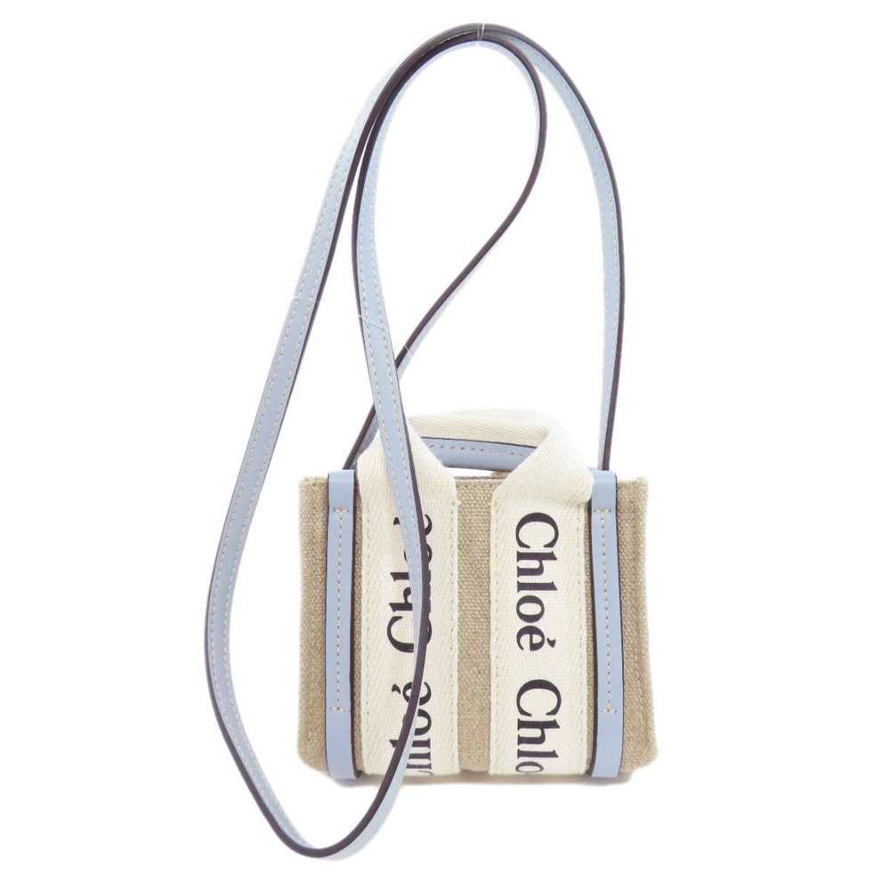 Chloe Chloé Chloe Woody Nano Handbag Canvas Women… - image 2