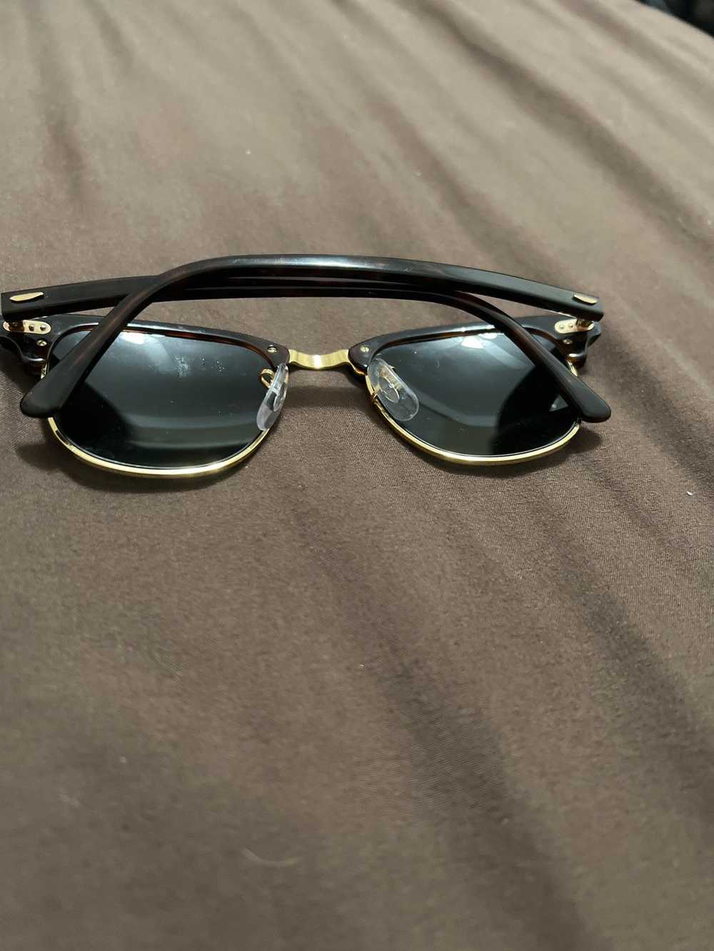 RayBan RayBan Clubmaster Tortoise/Gold Sunglasses - image 2