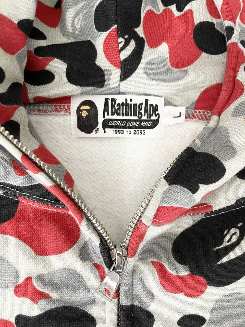 Bape STEAL! Bape x Ultraman Full Zip Camo Hoodie … - image 7