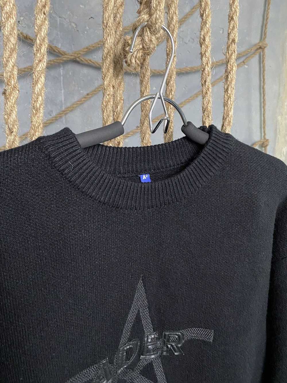 Ader Error Ader Error Black Star Big Logo Sweater - image 10