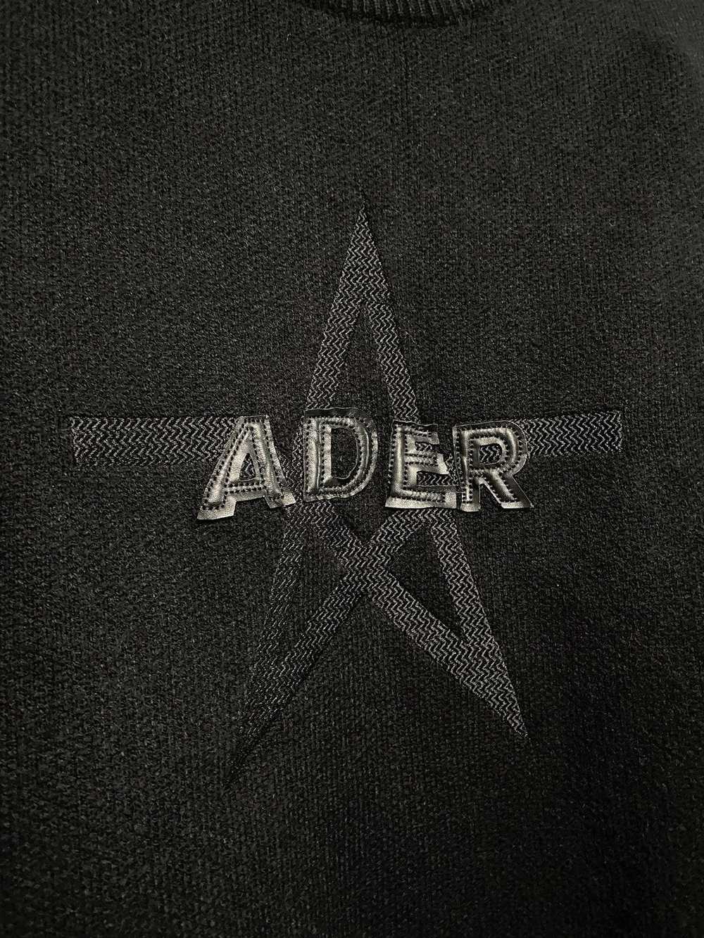 Ader Error Ader Error Black Star Big Logo Sweater - image 4